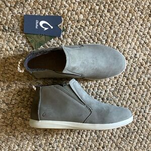 OluKai Slate Gray Ankle Booties